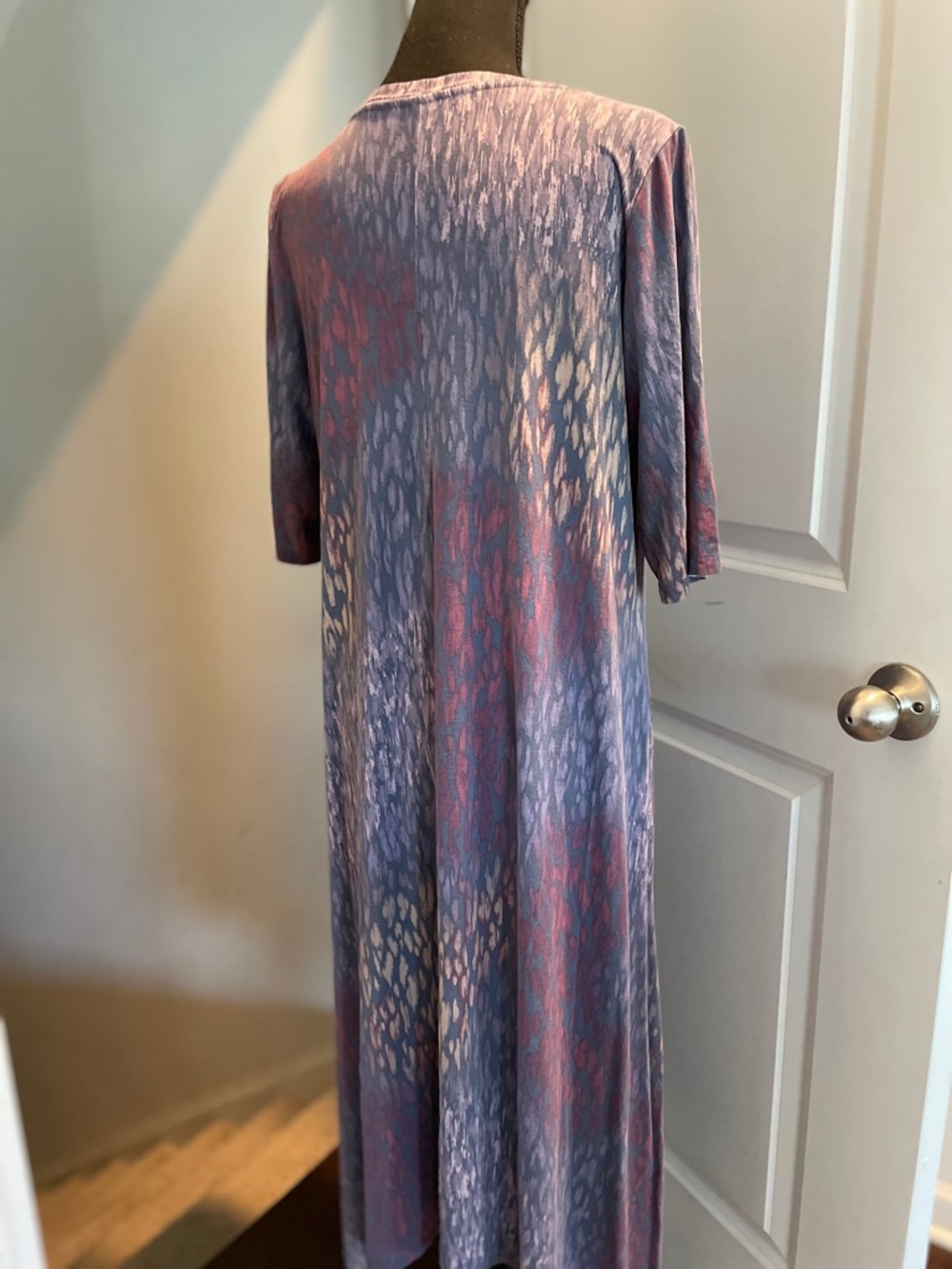 Bohemian Style Maxi Dress Animal-Tie-dye Vibes Abstract Relaxed Vacation Travel - Picture 5 of 13